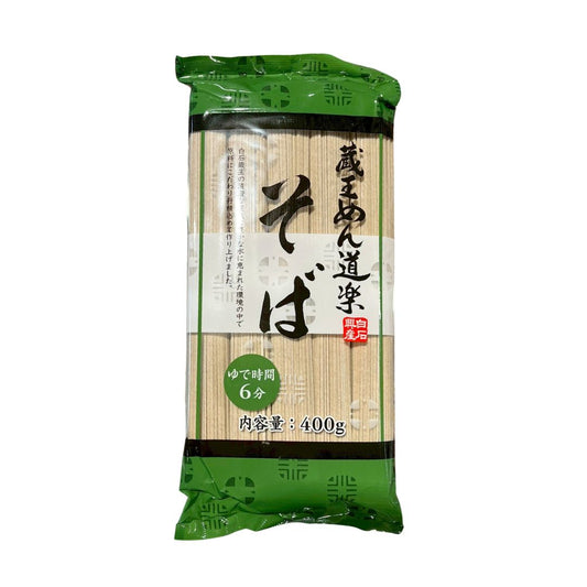 Zao Men Doraku Soba / Dried Buckwheat Noodles 80Gx5