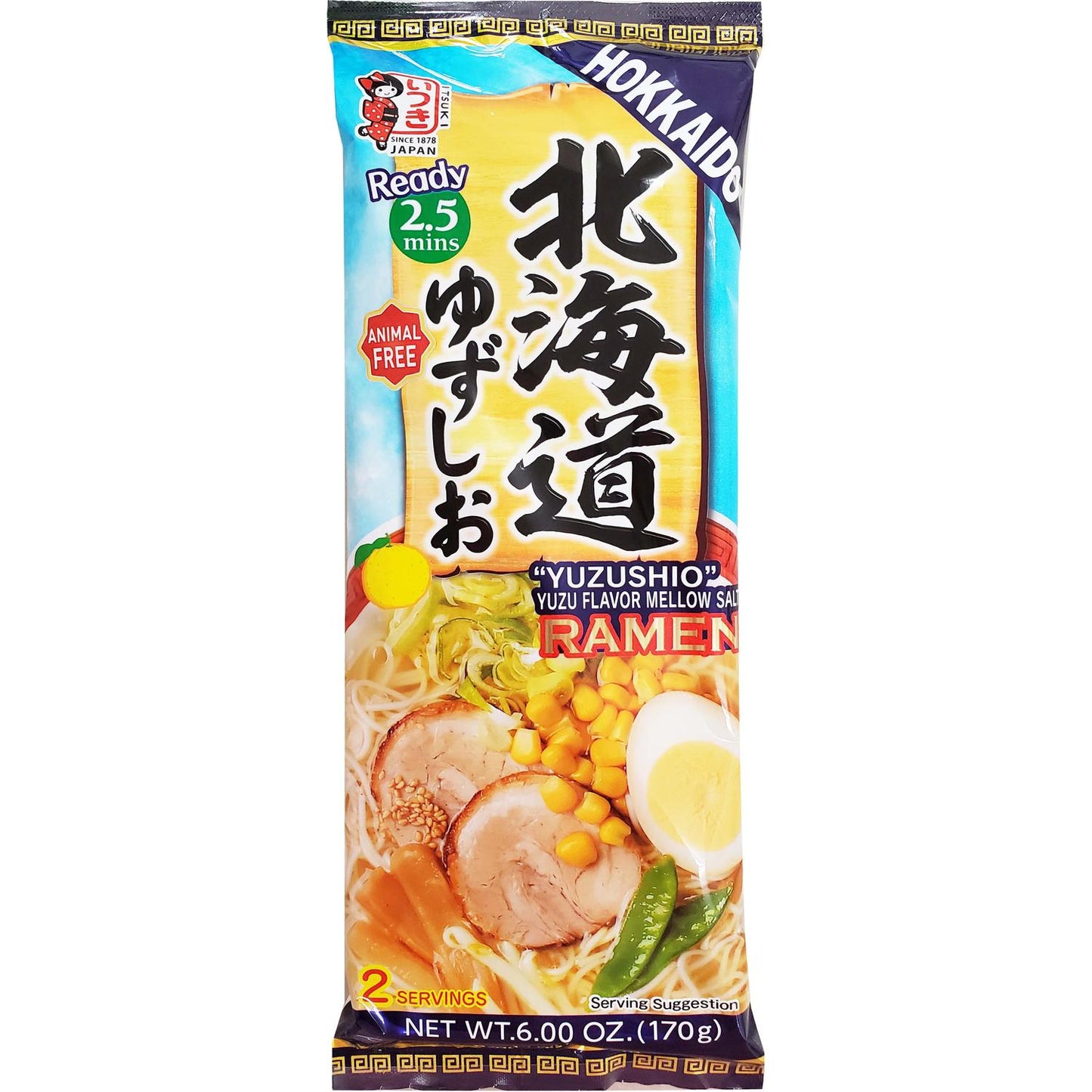 HOKKAIDO YUZU SALT RAMEN / INSTANT NOODLES 170g