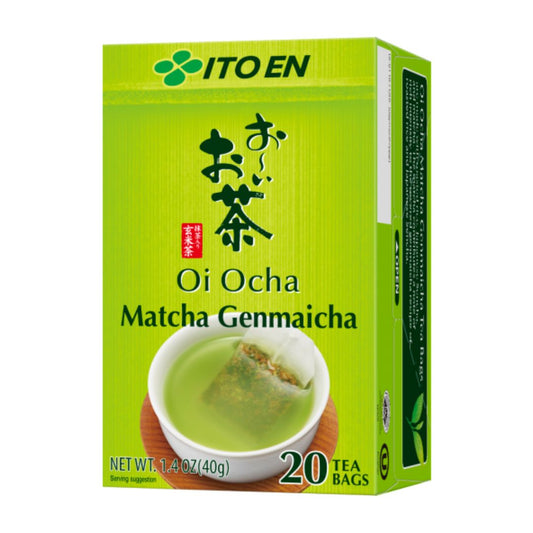 O-I OCHA GENMAICHA TEA BAG / INSTANT ROASTED RICE GREEN TEA 2gx20