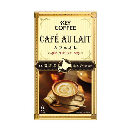 INSTANT COFFEE CAFE AU LAIT LUXURY / COFFEE MIX 7gx8p