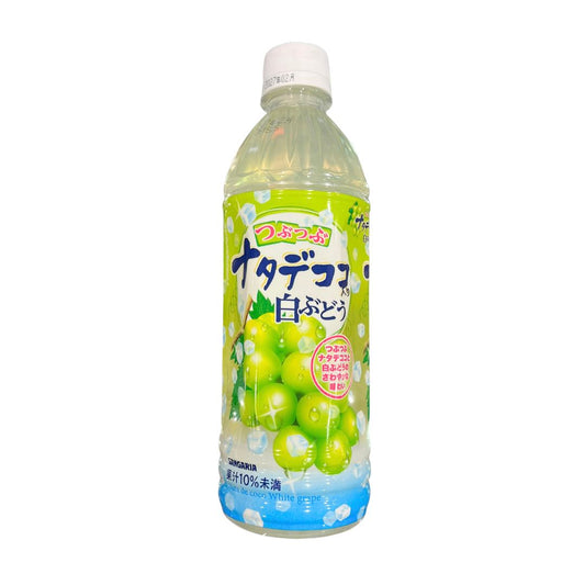 White Grape Drink With Nata De Coco / Soft Drink 500Ml