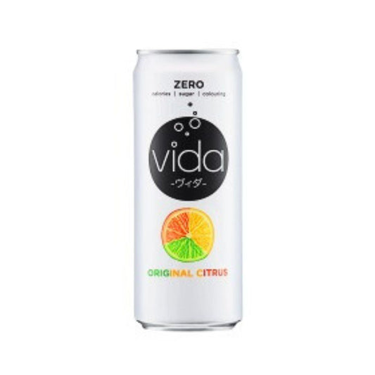ZERO VIDA Original Citrus / Carbonated Drink 325Ml