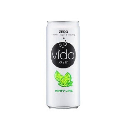 ZERO VIDA Minty Lime /Carbonated Drink 325Ml