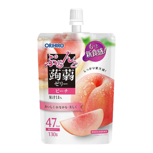 KONJAK JELLY PEACH STANDING POUCH 130g