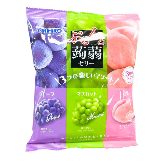PURUNTO KONJAC GRAPE+WHITE PEACH+MUSCAT / KONJAC JELLY 120g