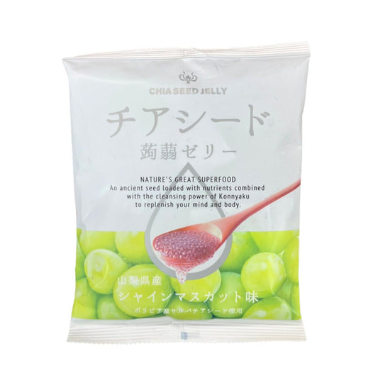 CHIA SEED KONJAC JELLY SHINE MUSCAT FLAVOUR / KONJAC JELLY 166g (10p)