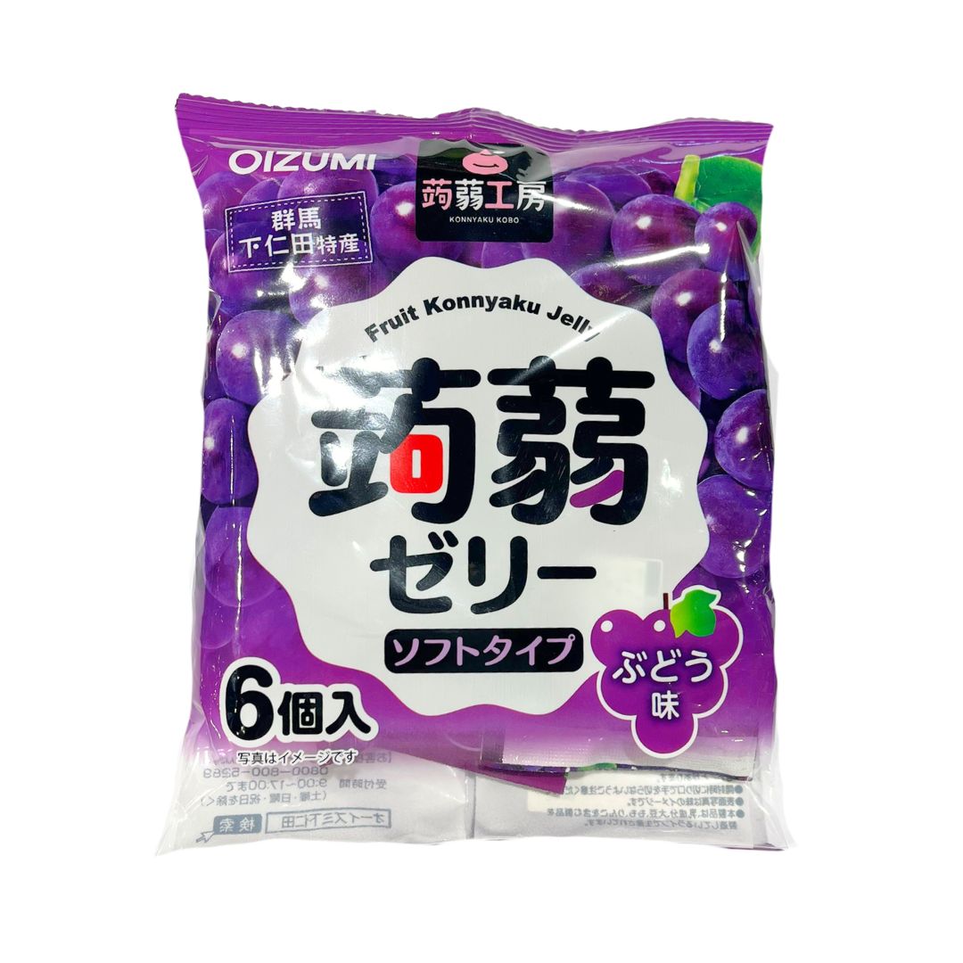 Konnyaku Kobo Konjac Jelly Grape 6P
