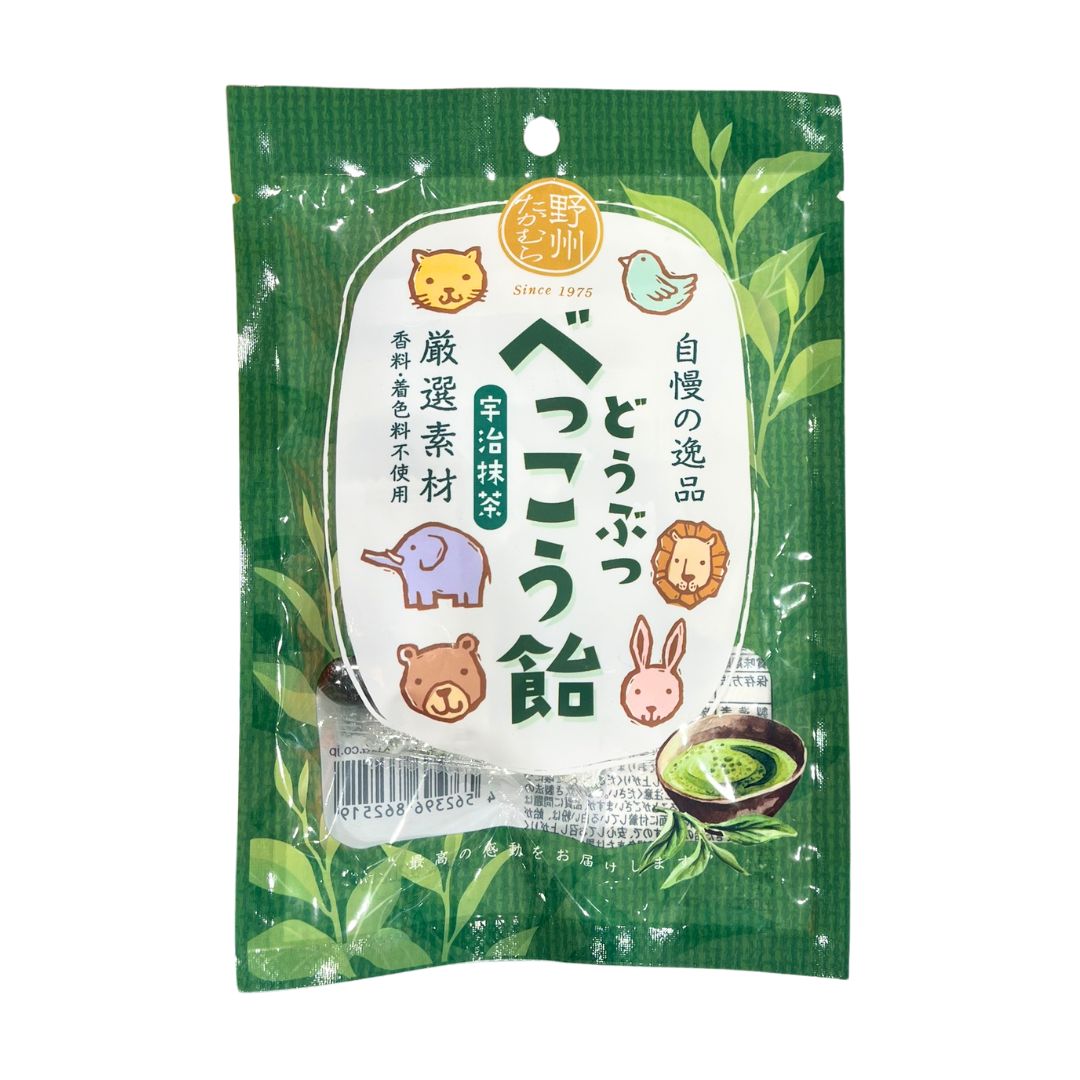 DOBUTSU BEKKO CANDY UJI MATCHA GREEN TEA / CANDY 50g