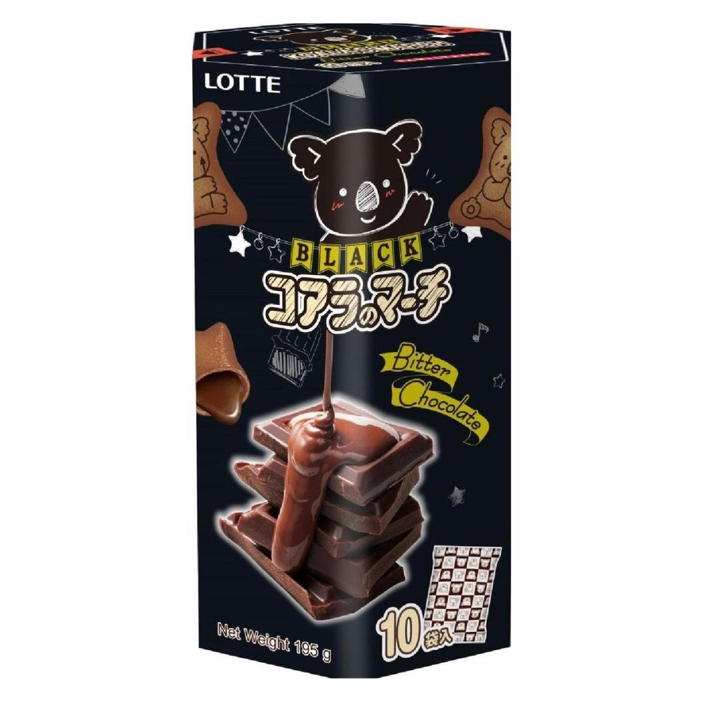 CHOCOLATE SNACK (BLACK KOALA NO MARCH BLACK BITTER CHOCOLATEFAMILY PACK) 195g