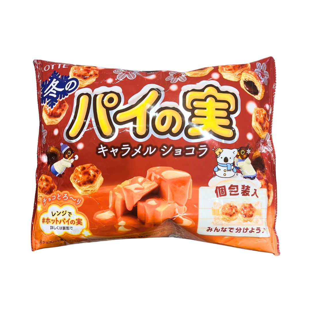 FUYU NO PAI NO MI SHAREPACK CARAMEL CHOCOLATE / CHOCOLATE SNACK 124g