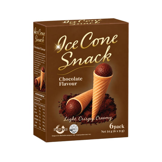 Ice Cone Snack Choco Flavour / Choco Snack 54G(9Gx6)