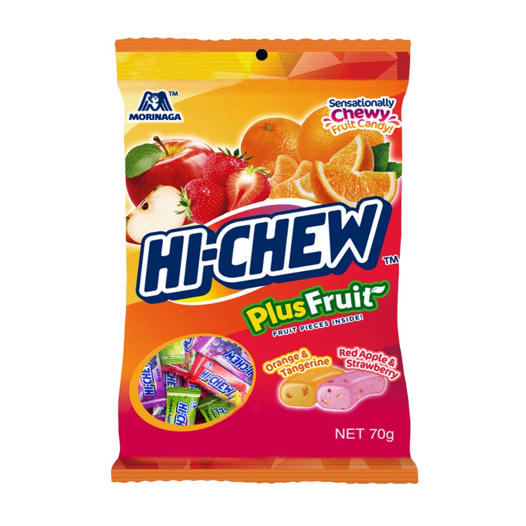 Hi-Chew Plus Fruit / Soft Candy 70G