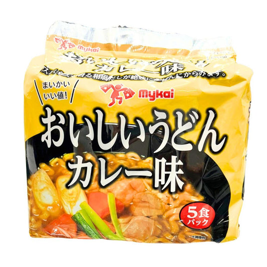 OISHII UDON CURRY FLAVOUR / INSTANT NOODLES 5p