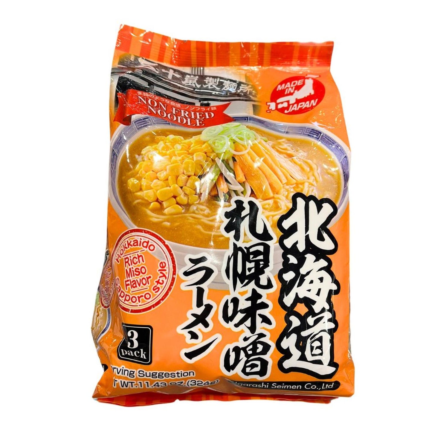 PLANT BASED SAPPORO MISO RAMEN 3p / INSTANT NOODLE 324g