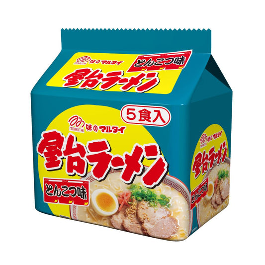Dried Noodle Pork (Yatai Ramen Tonkotsu) 99Gx5