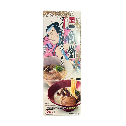 MILD HAKATA RAMEN 2 SHOKU (PLANT BASE) / INSTANT NOODLE 248g