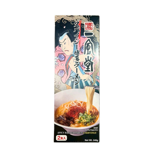 SPICY HAKATA RAMEN 2 SHOKU (PLANT BASE) / INSTANT NOODLE 240g
