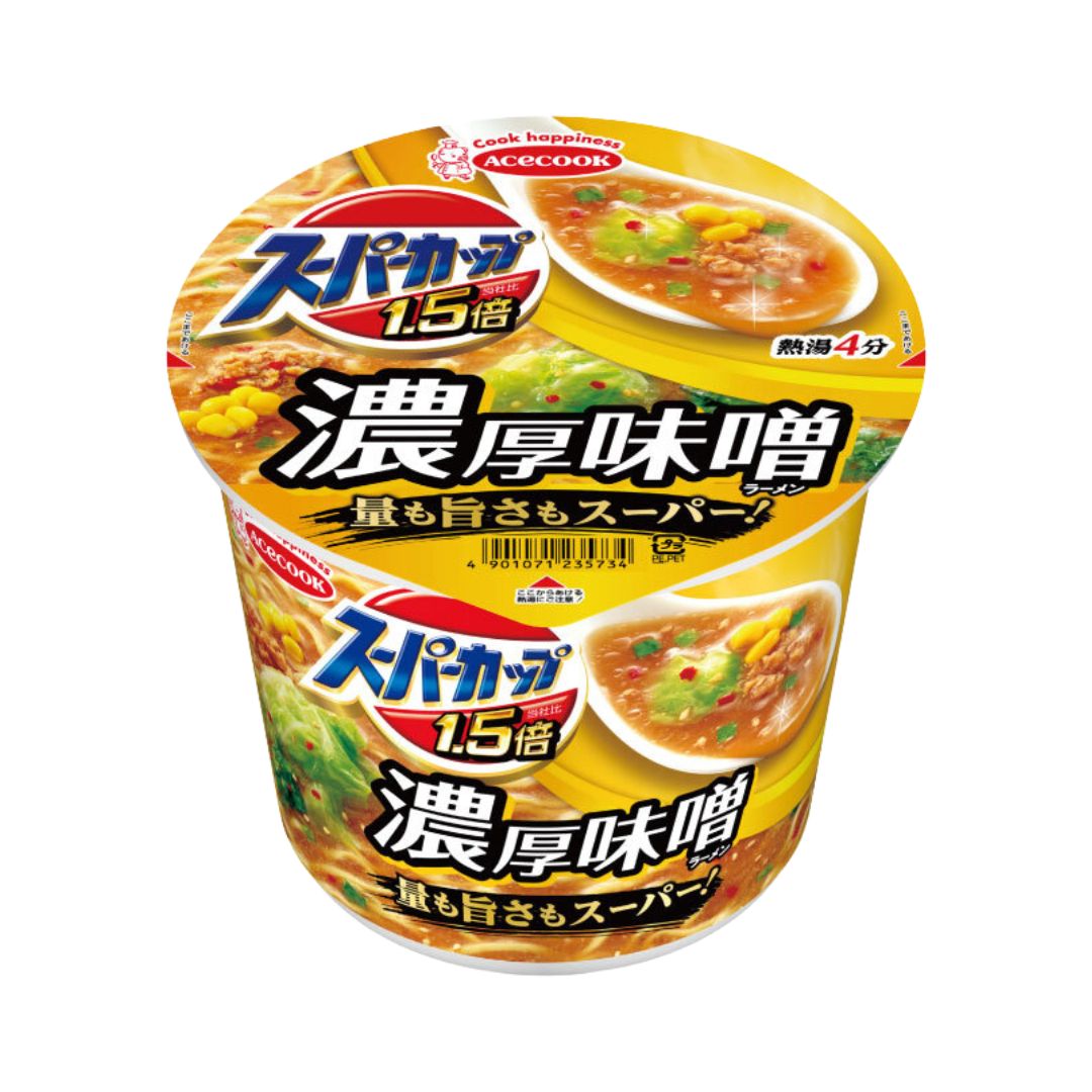 Super Cup 1.5 Times Miso / Instant Cup Noodle 129G