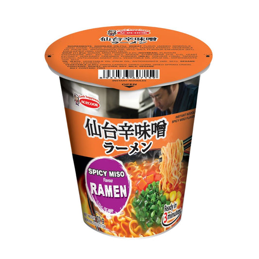 SENDAI SPICY MISO RAMEN / INSTANT NOODLE CUP 73g