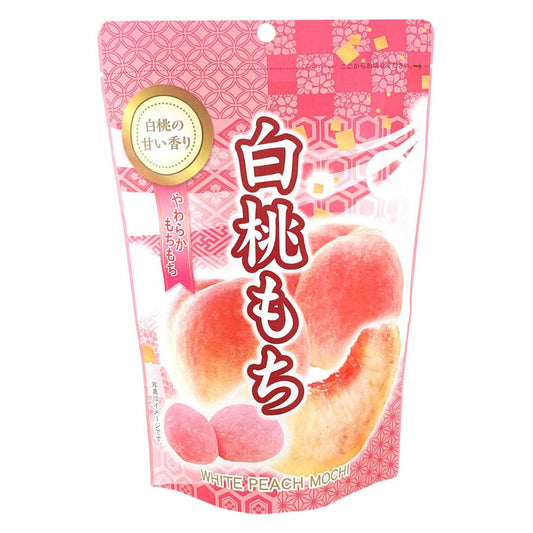 WHITE PEACH MOCHI / RICE CAKE 130g
