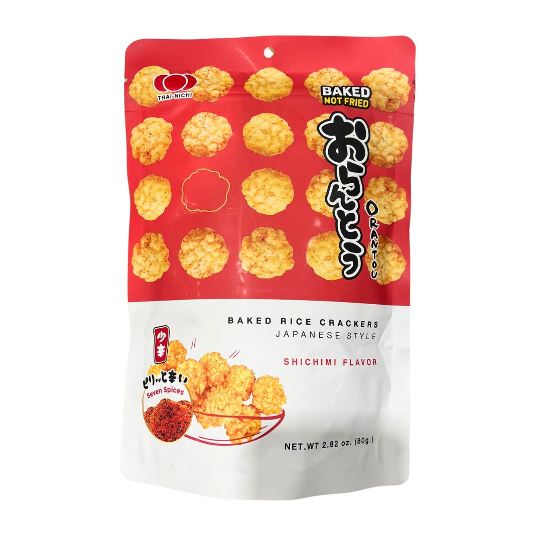 Orantou Shichimi Flavour / Rice Cracker 80G