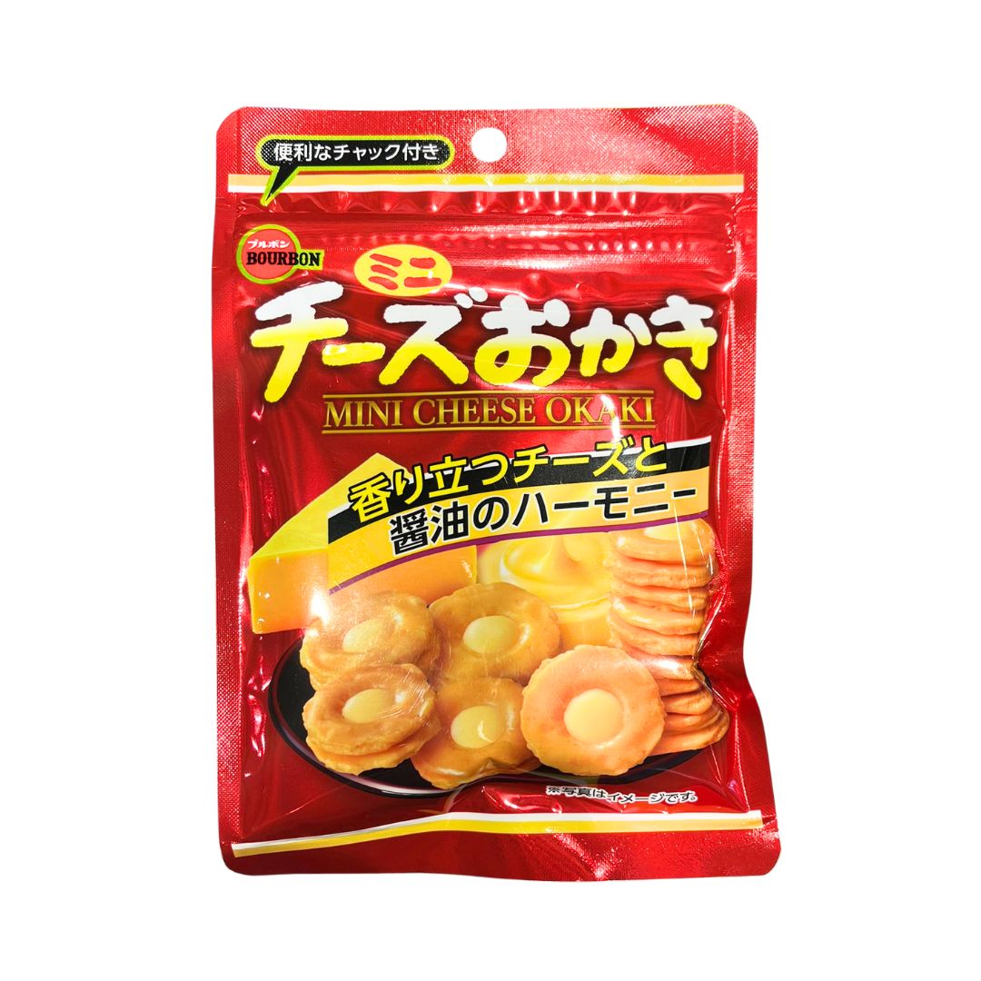 Mini Cheese Okaki Rice Crackers 28G