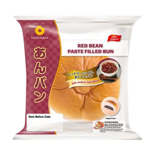 Redbean Paste Filled Bun / Sweet Bun 90G