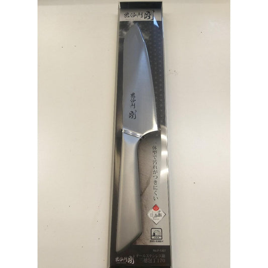 KNIFE (BISHAMON GOU ALL STAINLESS SANTOKU 170) 1p