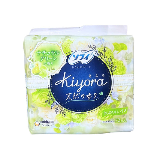 PANTY LINER (SOFY KIYORA NATURAL GREEN 72PK) / 1p