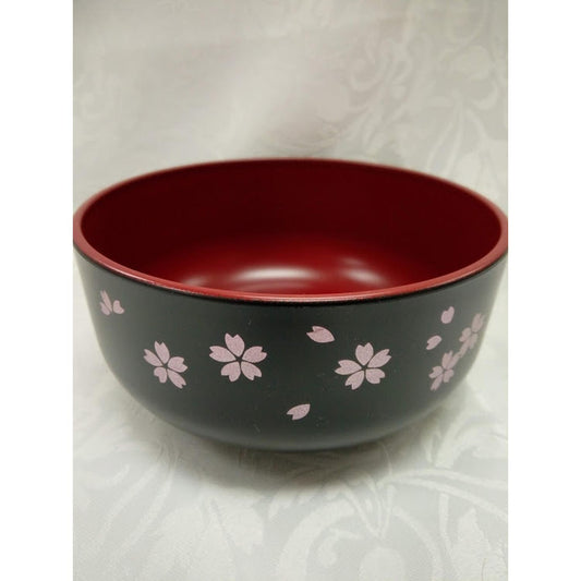 MEDIUM BOWL SAKURA BLACK (DISHWASHER-SAFE) 1P