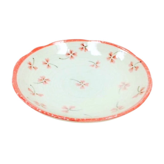 12cm Plate Clover Pink 1P