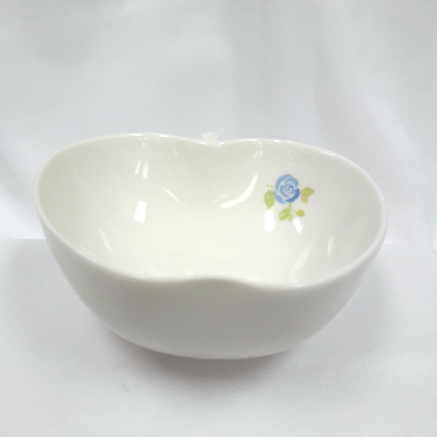 FLOWER APPLE BOWL BLUE 1P