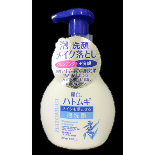 REIHAKU HATOMUGI WHIP FACE WASH & CLEANSING 200ml