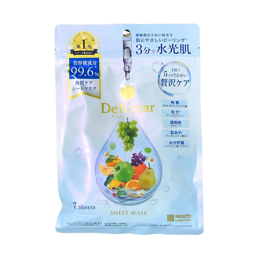 Det Clear Bright & Peel Sheet Mask / Face Mask 140Ml
