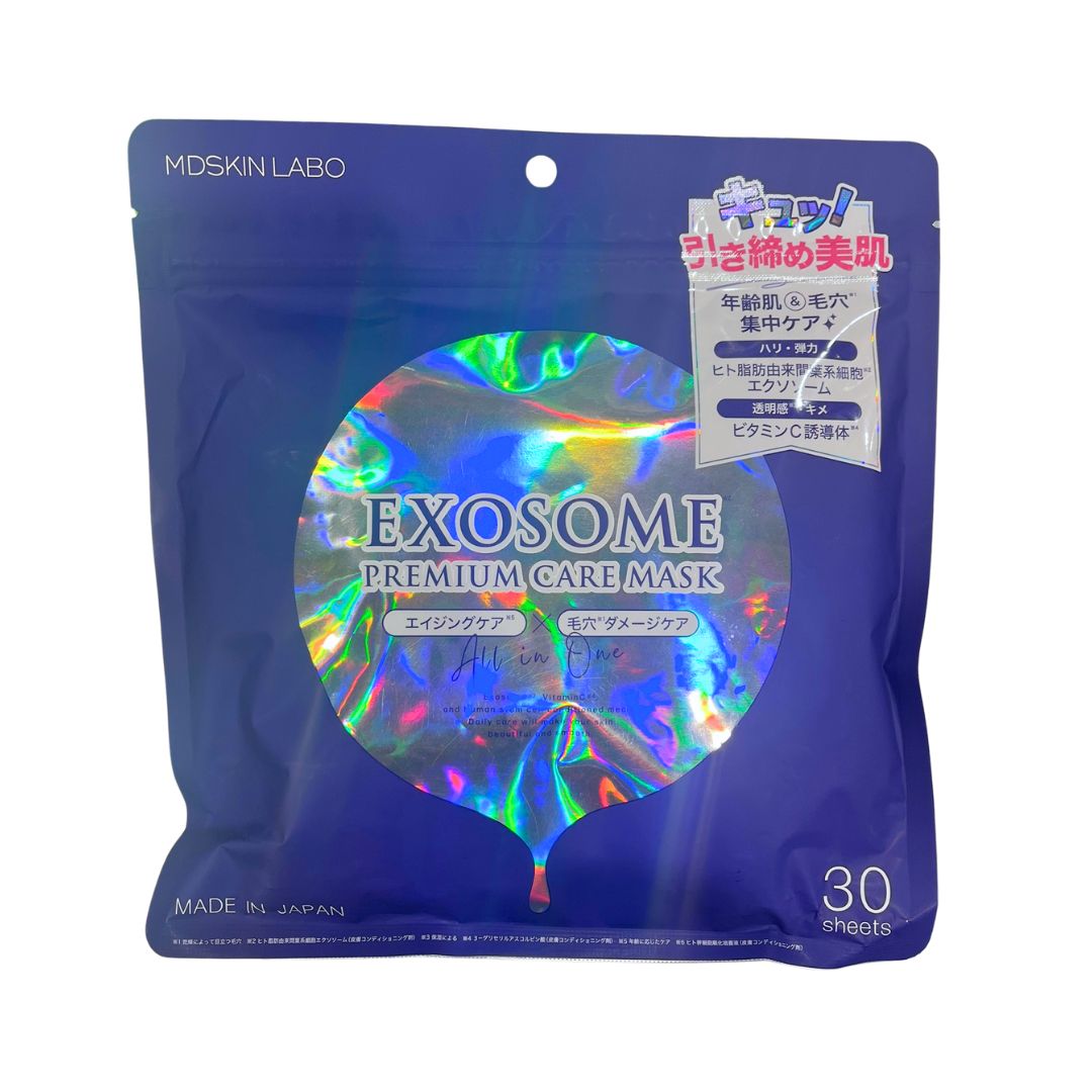 Exosome Premium Care Face Mask 30 Sheets 370Ml