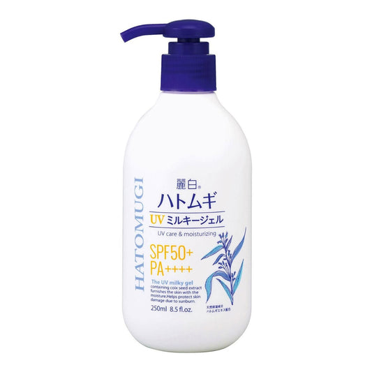 REIHAKU HATOMUGI UV MILKY GEL SPF50+ 250ml