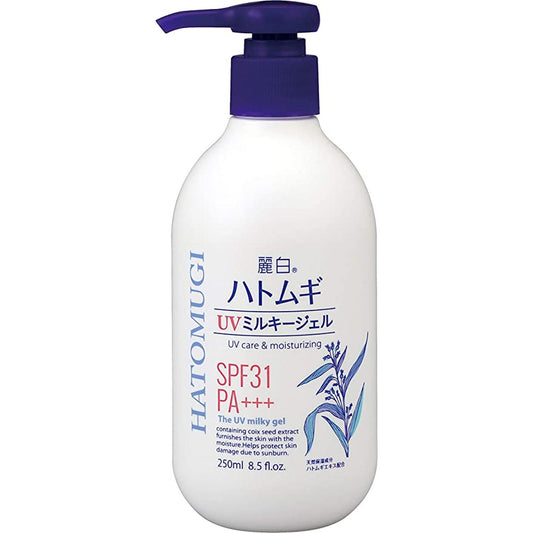 REIHAKU HATOMUGI UV MILKY GEL SPF31+ 250ml