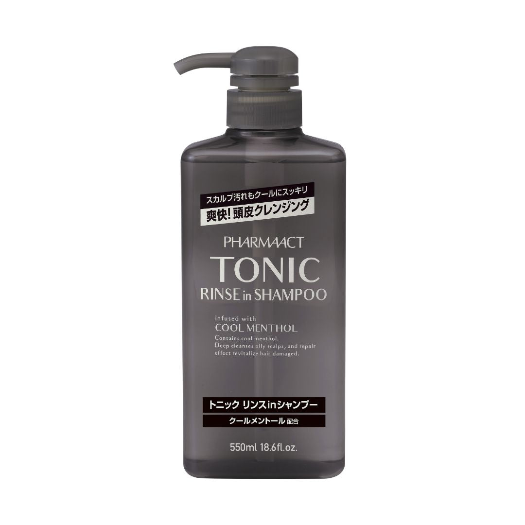 Pharma Act Cool Tonic Rinse-in Shampoo Bottle 550Ml