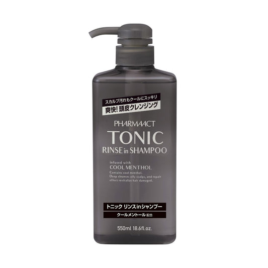 Pharma Act Cool Tonic Rinse-in Shampoo Bottle 550Ml