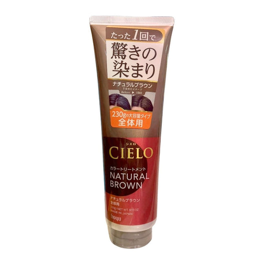 CIELO COLOUR TREATMENT NATURAL BROWN   / GRAY HAIR COLOUR TREATMENT 230g