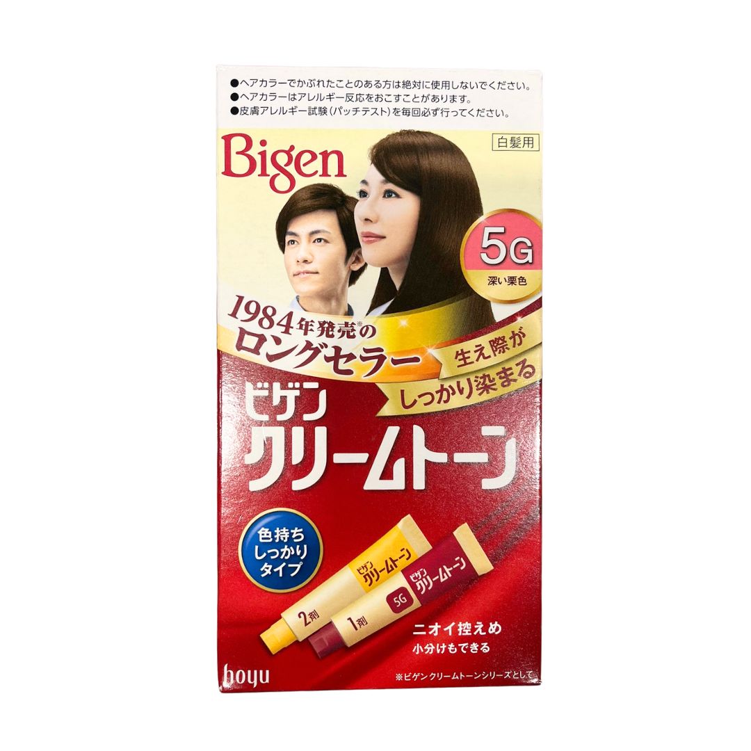 Bigen Cream Tone 5G Deep Chestnut Brown / Hair Colour 40G+40g