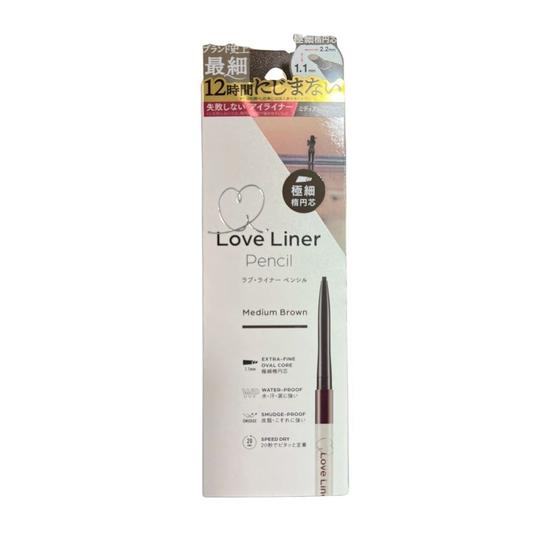 Love Liner Cream Fit Pencil R Slimoval Medium Brown / Eye Liner 0.05G