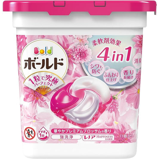 BOLD GEL BALL 4D BLOSSOM / LAUNDRY LIQUID 12p