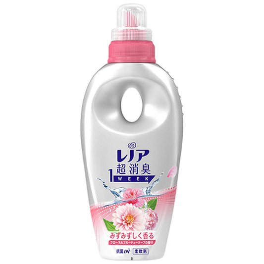 LENOR SUPER DEODORANT FLORAL FRUITY SOAP / SOFTENER 530ml