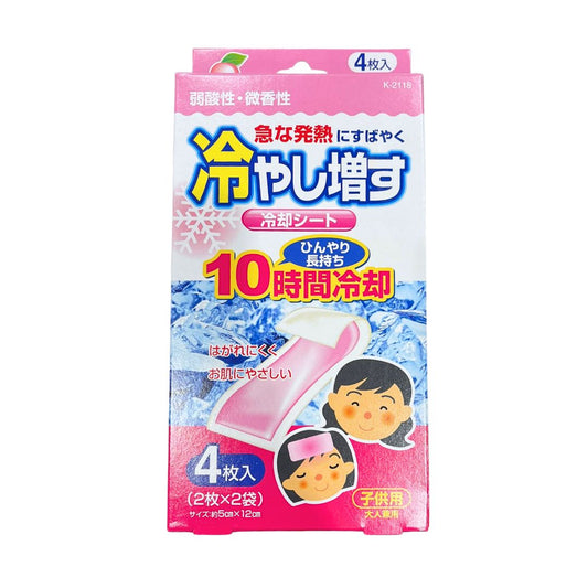 COOLING GEL SHEETS(4 SHEETS)PEACH SCENT 1P