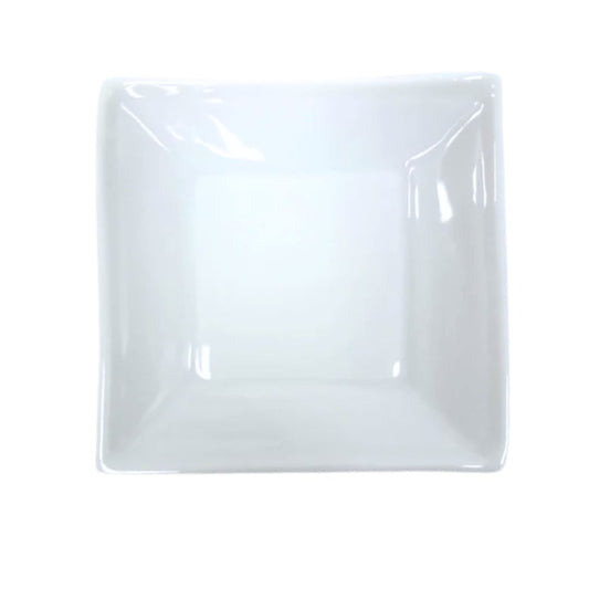 Square Plate White 1P