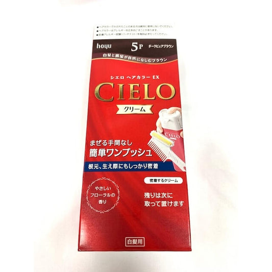 CIELO COLOUR EX CREAM DARK PURE BROWN 5P / HAIR DYE 1p