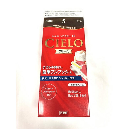 CIELO COLOUR EX CREAM BROWN 5 / HAIR DYE 1p