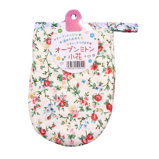 OVEN MITTEN SMALL FLOWER PATTERN 1p