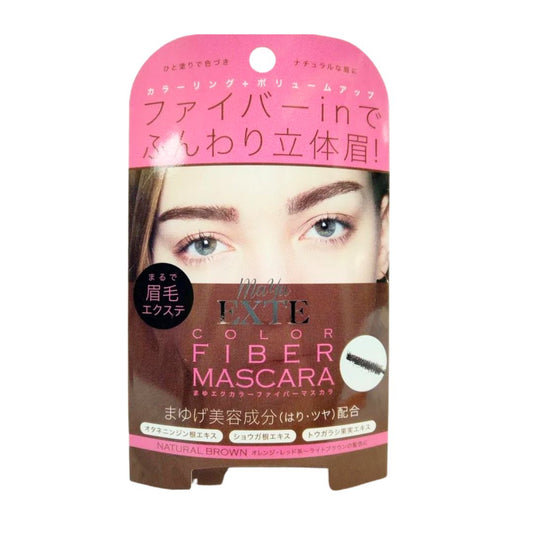 COLOUR FIBER EYEBROW MASCARA NATURAL BROWN 1p